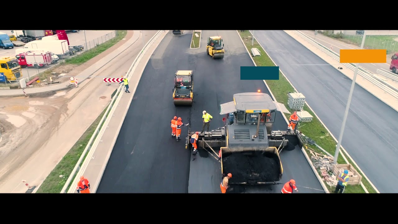Unibep  SA buduje drogi przy wykorzystaniu innowacyjnych mieszanek