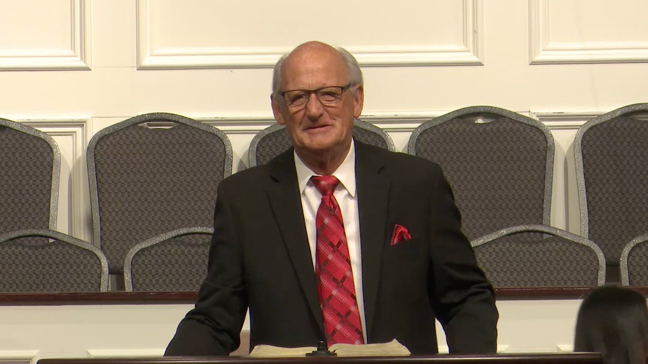 Dr. Jack Trieber preaching 