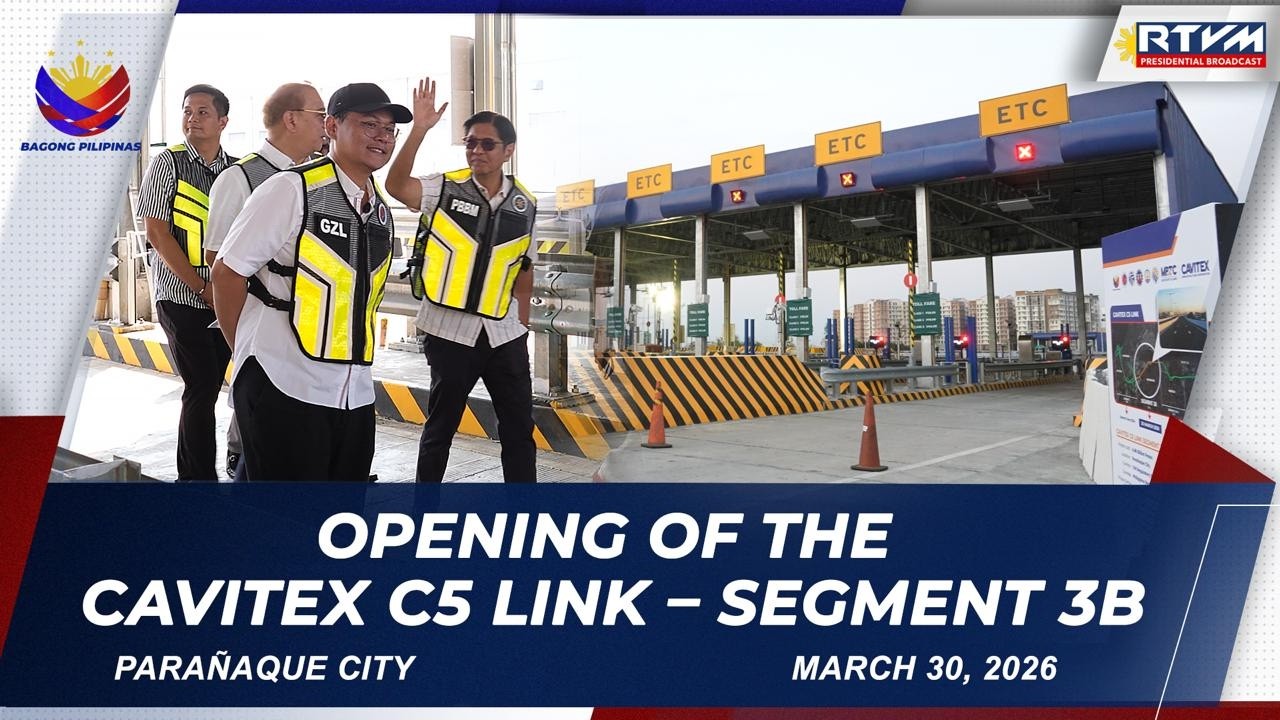 Opening of the CAVITEX C5 Link &ndash; Segment 3B 03/30/2026