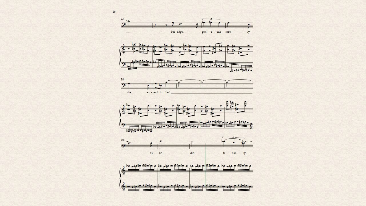 Joseph Jones - Five Hemingway Songs, Op. 208