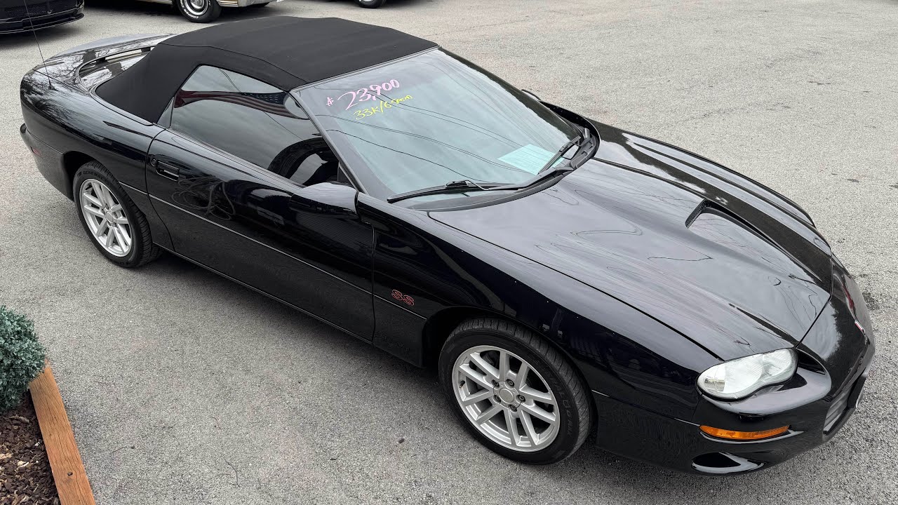 Chevrolet 2002 SS Camaro Convertible Test Drive SOLD $23,900 Maple Motors #3348