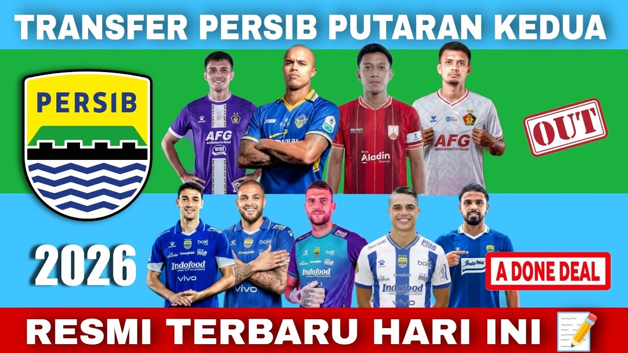 Transfer Pemain Persib Putaran Kedua BRI Super League 2026 Terbaru Hari Ini 📝Persib Terbaru Hari Ini