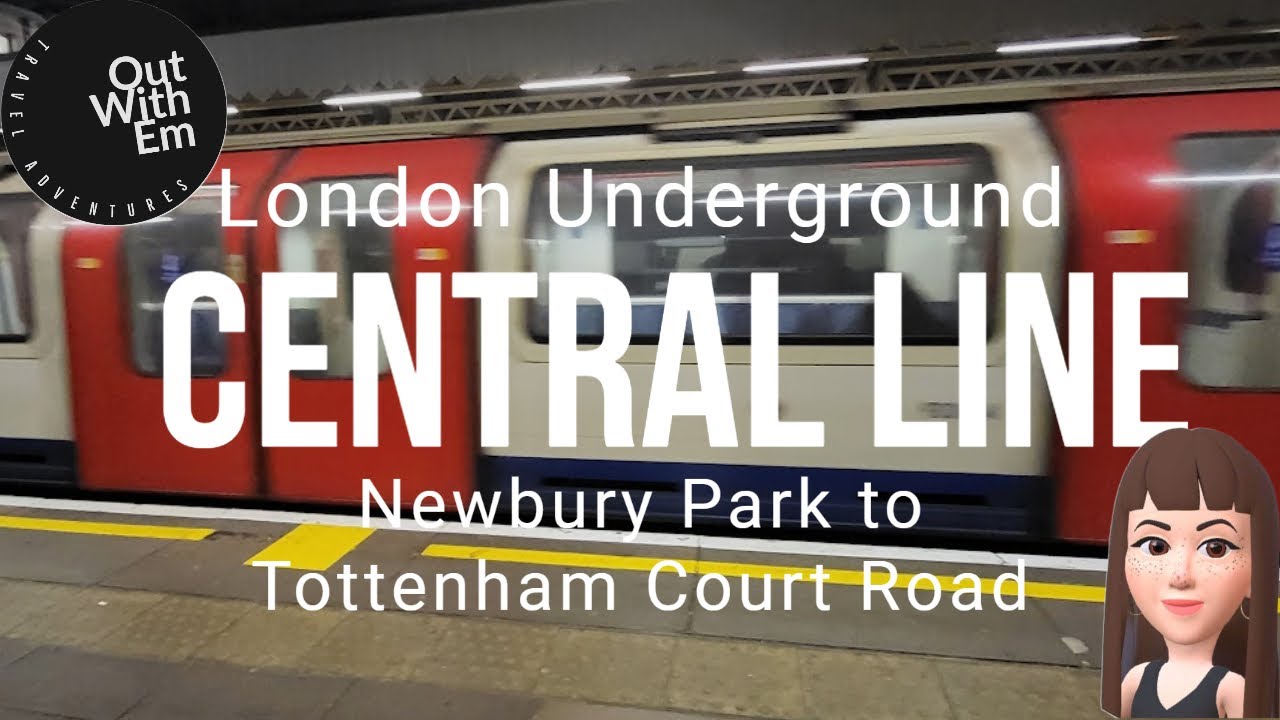 London Underground Central Line - Every station from Newbury Park to Tottenham Court Road.