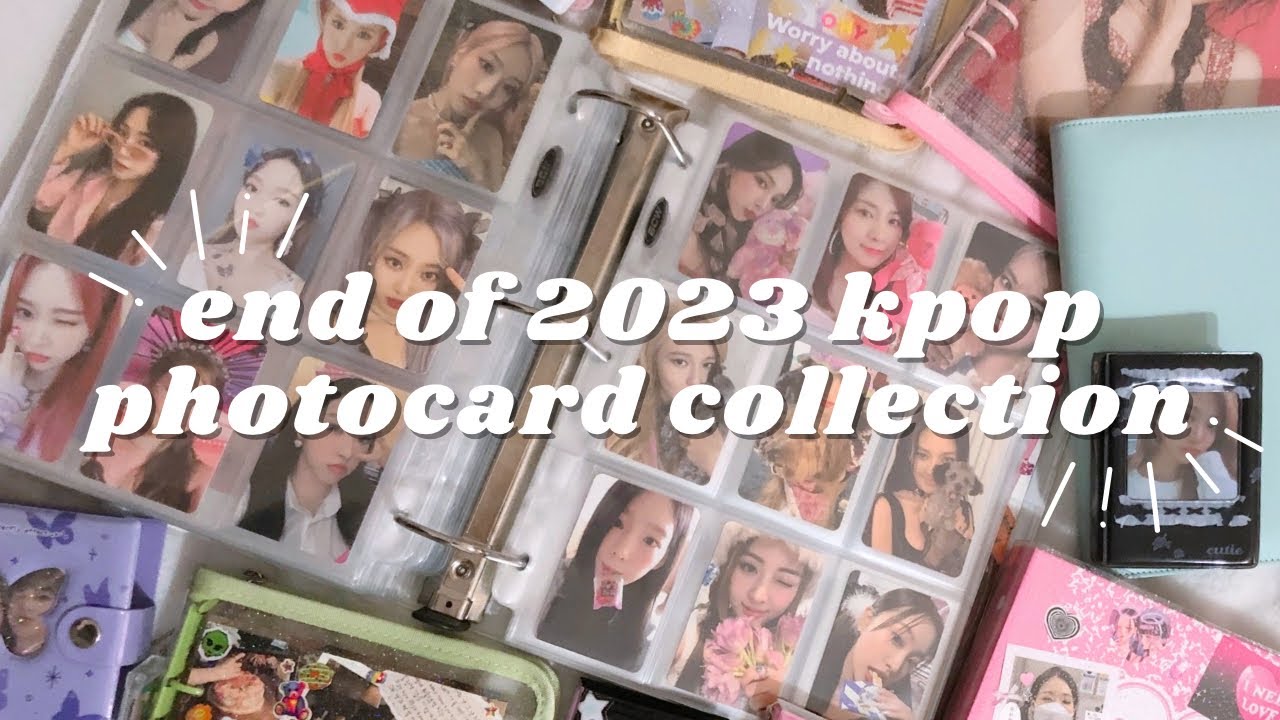 end of 2023 kpop photocard collection ♡ 19 binders/collect books