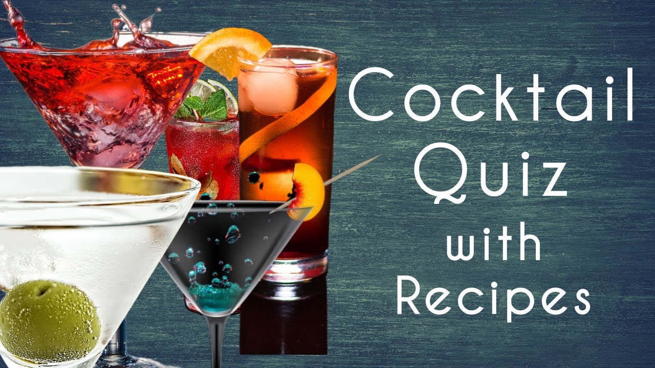 Cocktails for Two with Recipes | Test Your Knowledge on this Cocktail Quiz |  | Fun Cocktail Trivia