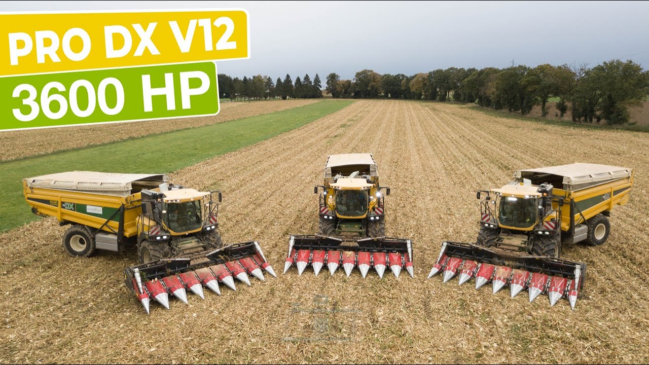 🌽 ENSILAGE DE MAÏS ÉPIS - 3x PRODX V12 - 3600HP - DESHYOUEST - BIGGEST CORN SILAGE IN FRANCE 💨