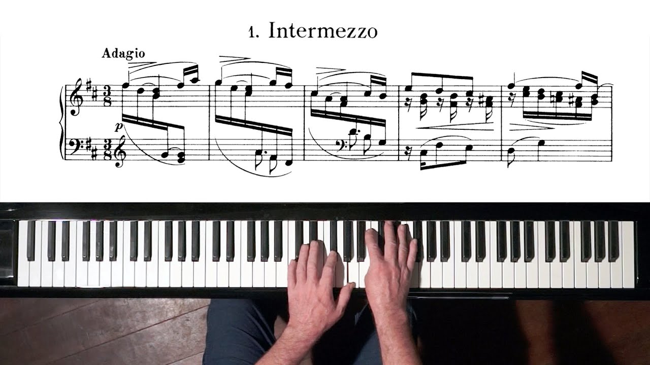 Brahms - Intermezzo Op.119, No.1 P. Barton, FEURICH piano