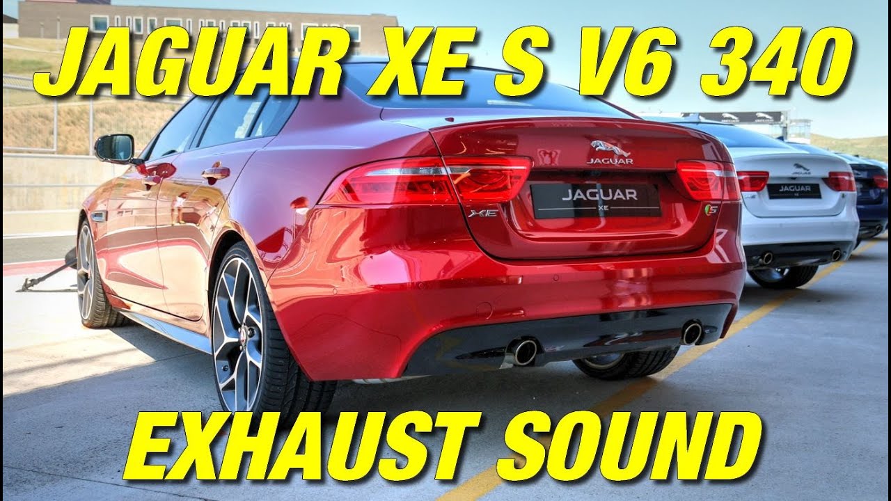 Jaguar XE S V6 340 exhaust sound (sonorité échappement)