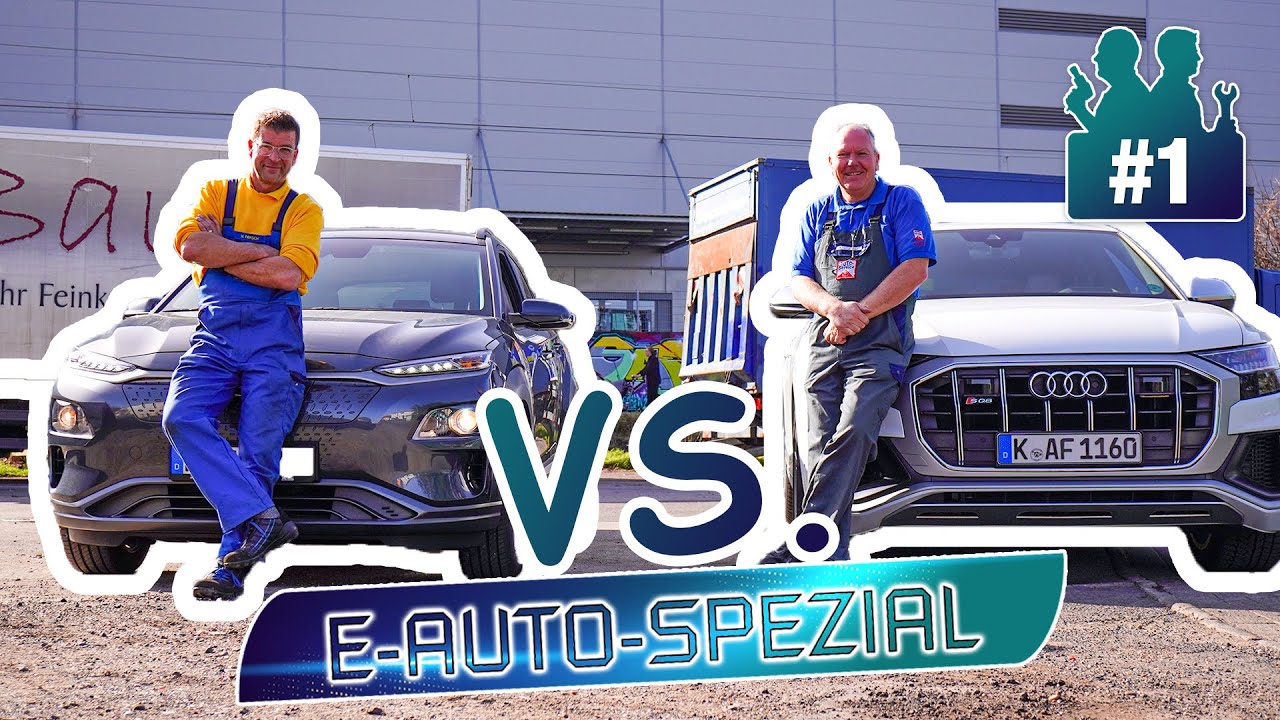 E-AUTO SPEZIAL #1: Hyundai Elektro-Kona gegen Audi SQ8 - das Rennen!! 🚀🏆/ Das ist Holgers E-Kona! 🔋