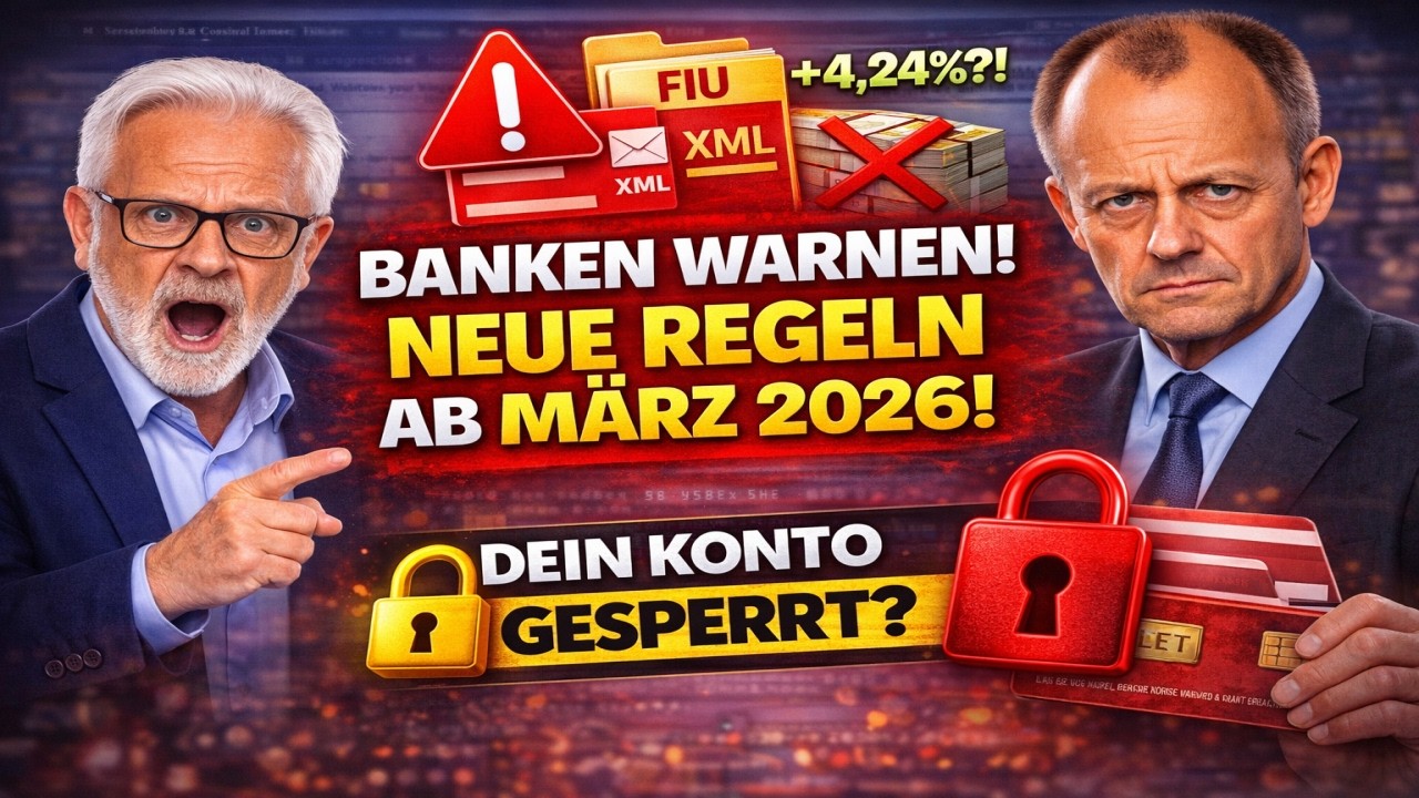 🚨 ACHTUNG: Deutsche Banken warnen! Neue GwG-Regeln ab M&auml;rz 2026 &ndash; Was JETZT f&uuml;r dein Konto gilt!