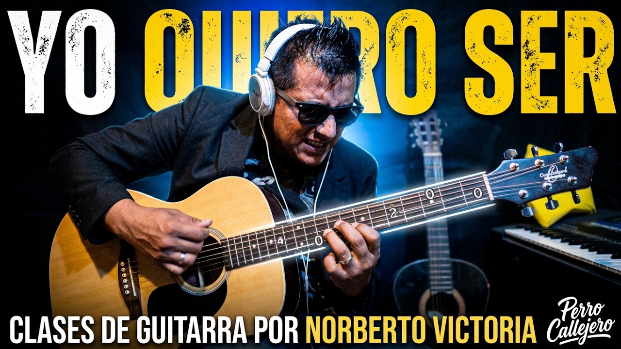 Como tocar Yo quiero ser en guitarra acustica   Perro Callejero