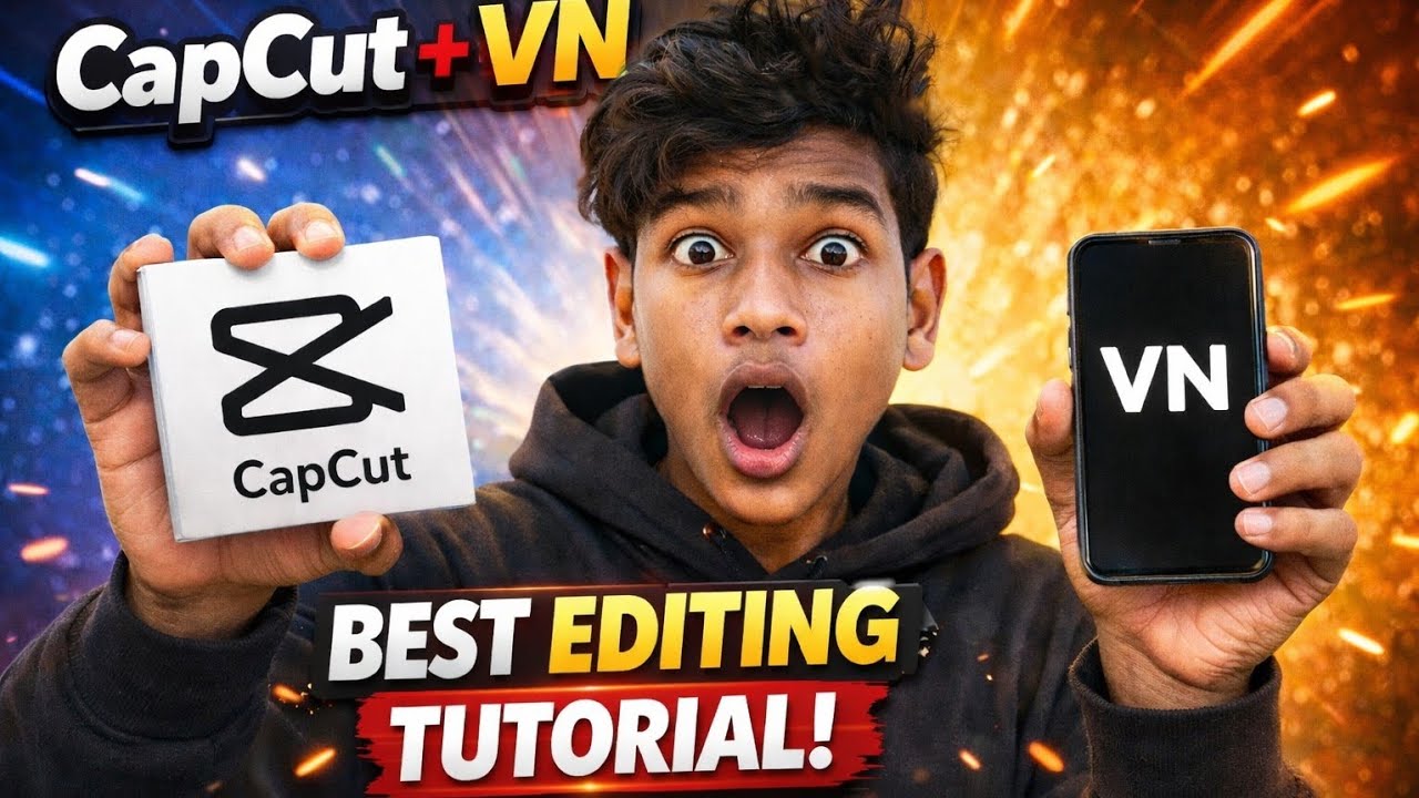 CapCut + VN Best Editing Tutorials? CapCut Or VN Se Best Editing Kaisa Karen?