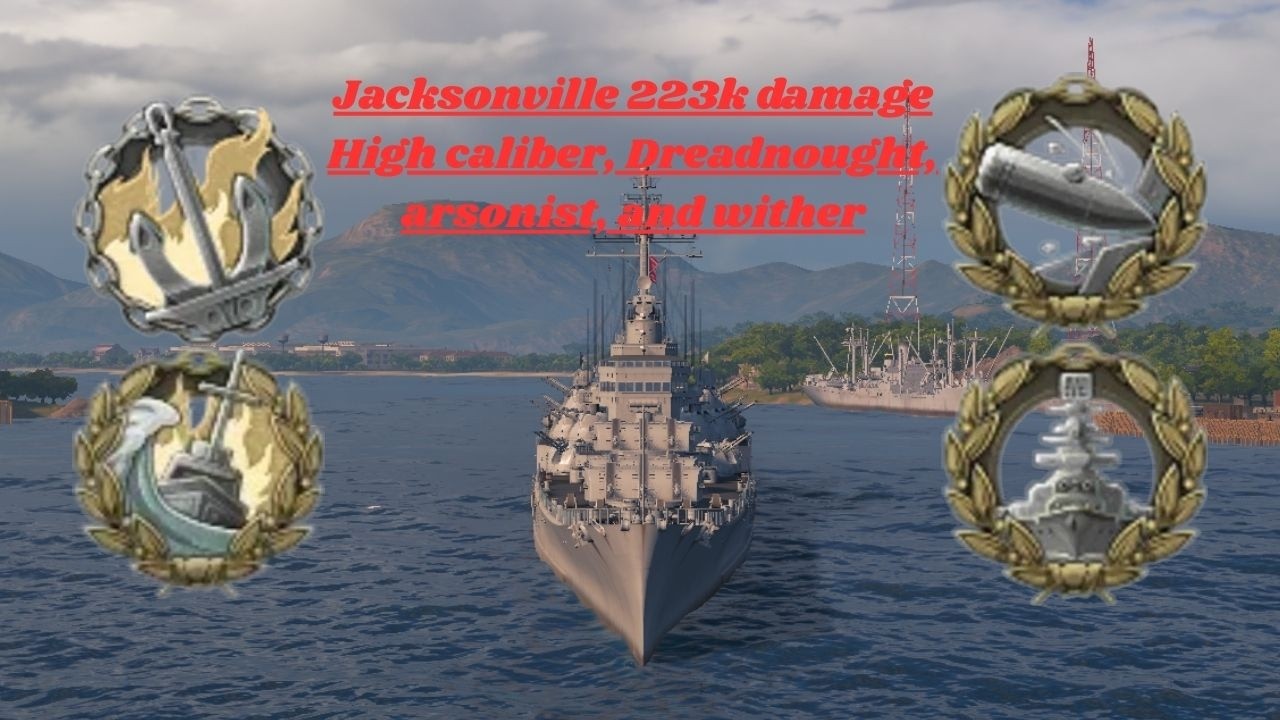 Jacksonville 223k damage High caliber, Dreadnought, arsonist, and wither