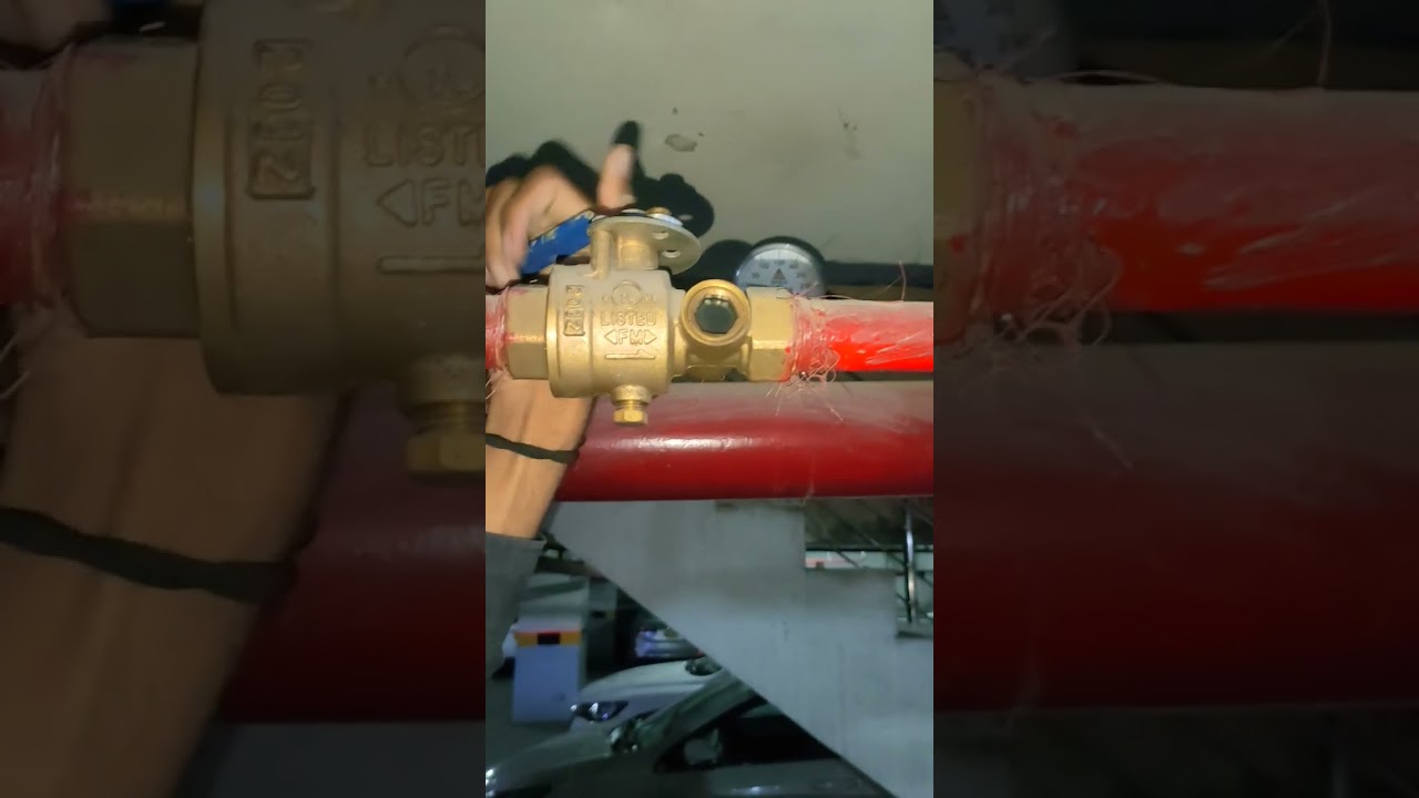 Test and drain valve working #follow #mep #trending #fire #firefighting #shortsvideo #subscribe