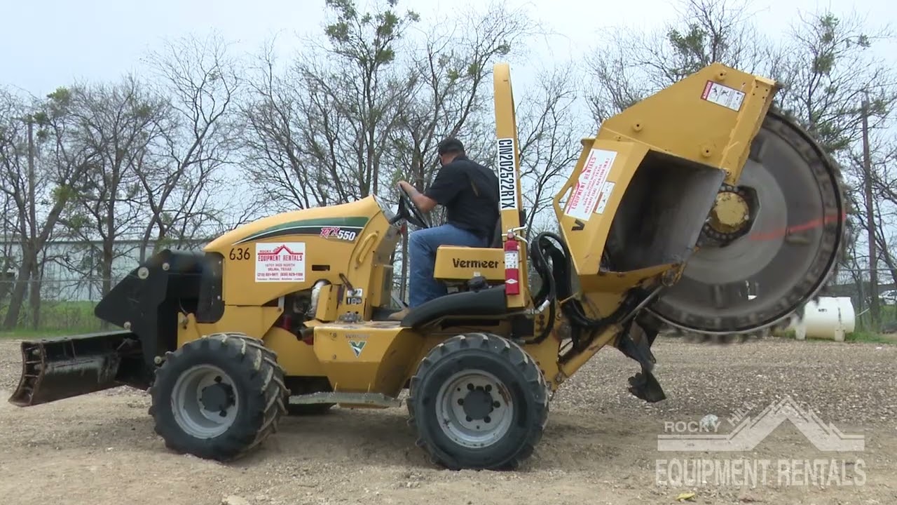 How to use Vermeer RTX-550 Saw