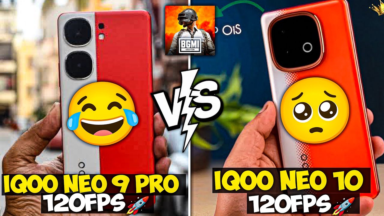 iQOO Neo 9 Pro vs iQOO Neo 10 BGMI Test 🔥 Best Gaming Phone 2025? Lag, FPS, Heating & Battery Review