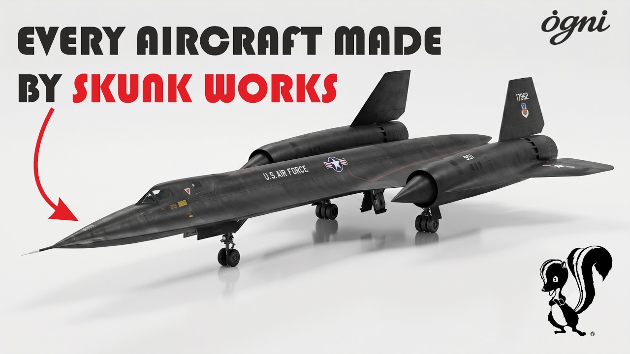 Every Plane Produced by Skunk Works.