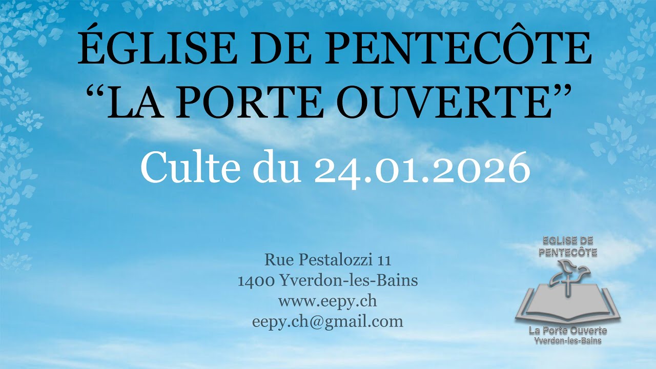Culte du 24.01.26