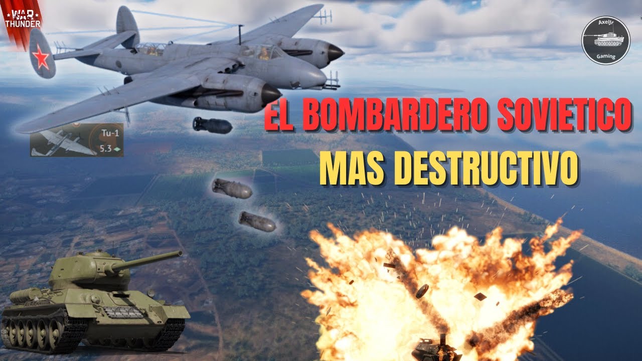 JUGANDO con el BOMBARDERO Soviético que esta OCULTO