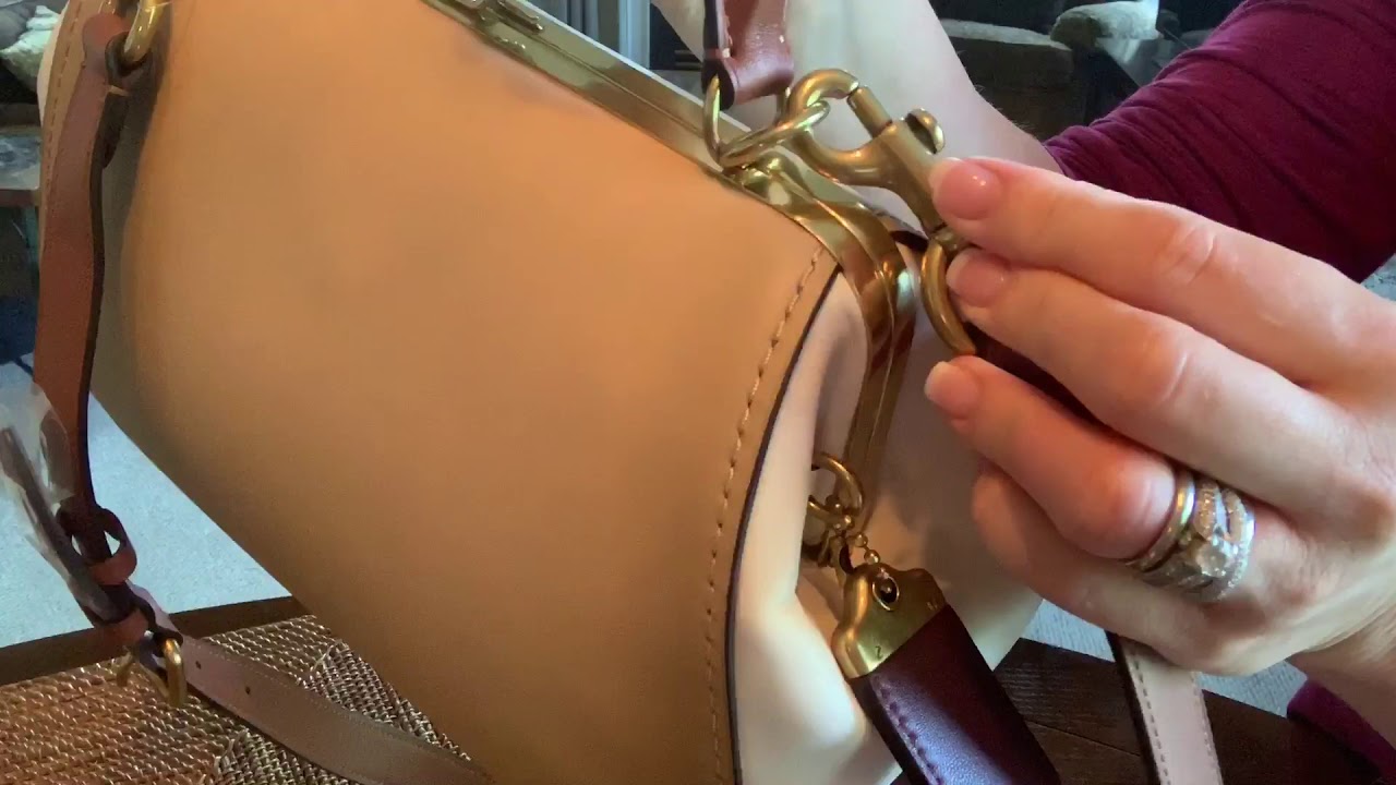 🌷🌷🌷🌷REVIEW AND REVEAL🌷🌷🌷🌷COACH 1941 FRAME BAG IN BEECHWOOD COLORBLOCK