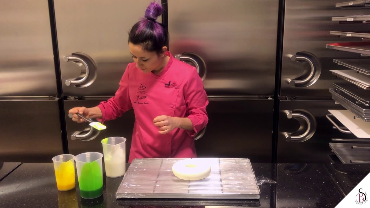 Glassa a a specchio a righe - Pasticceria al volo - Tips and Tricks