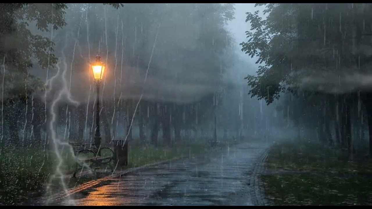 Calm Rainfall in the Forest – Nature Sounds for Relaxation