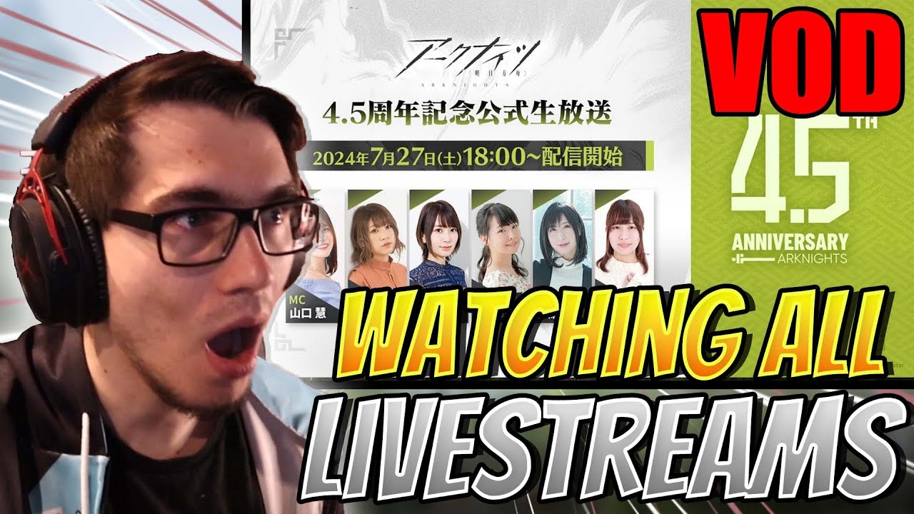 I Watched JP/CN/EN Livestream in one Day! Arknights