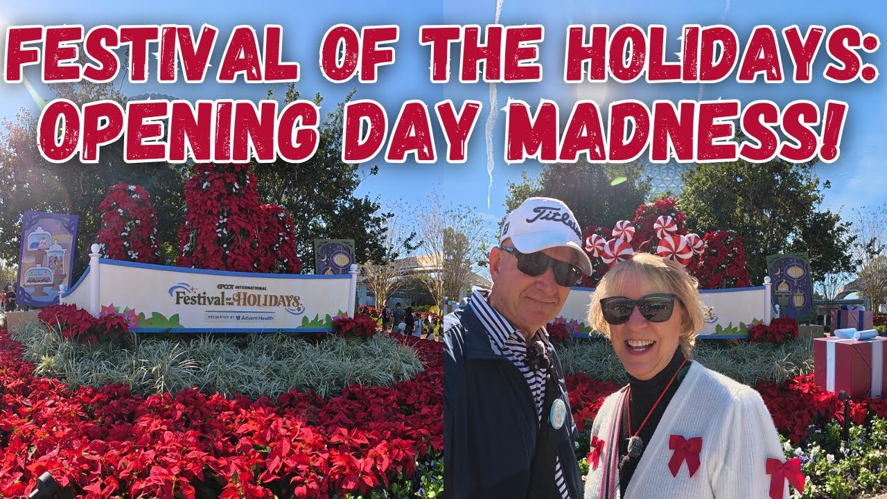 Festival of the Holidays Begins! EPCOT Cookie Stroll & Storytellers Adventure #disney #disneyworld