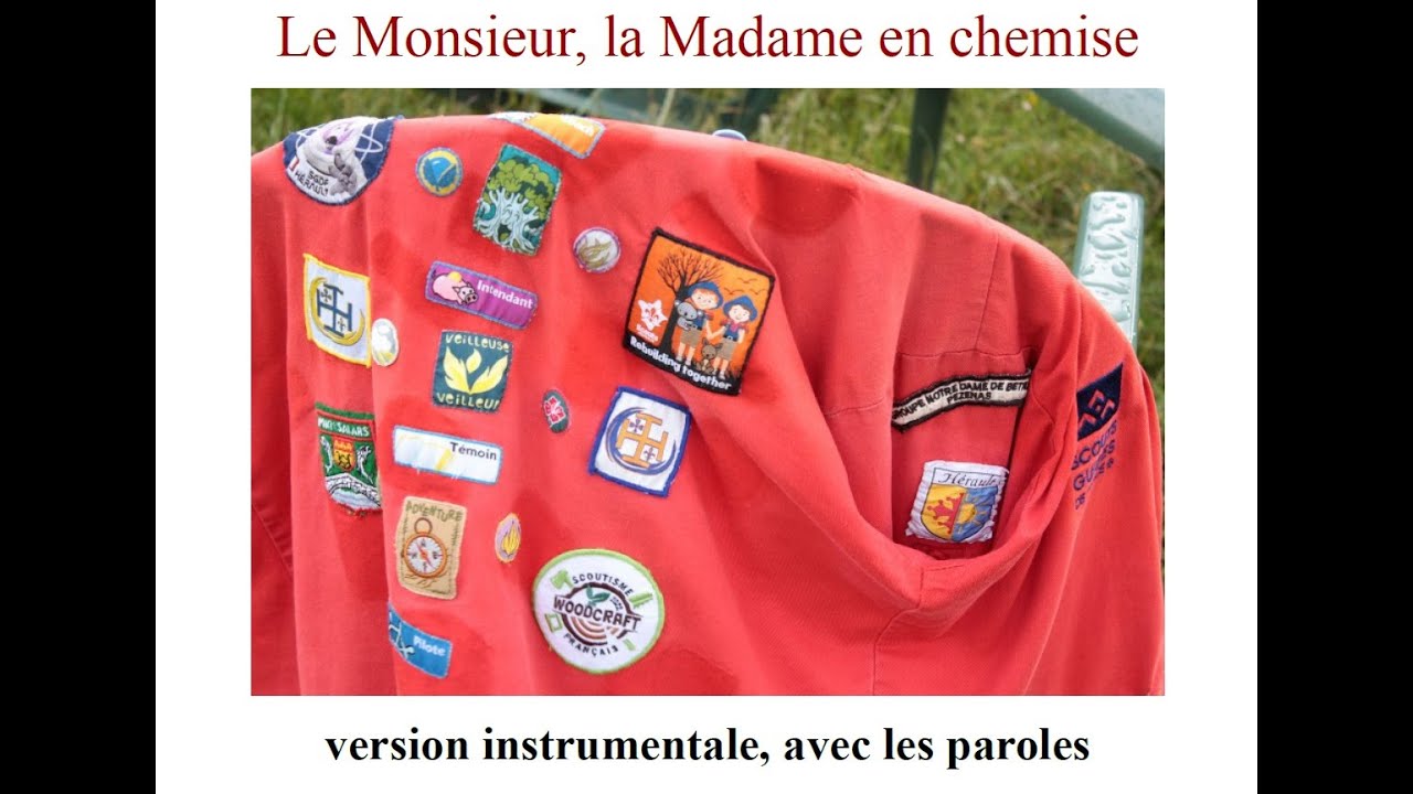 Le monsieur la madame en chemise