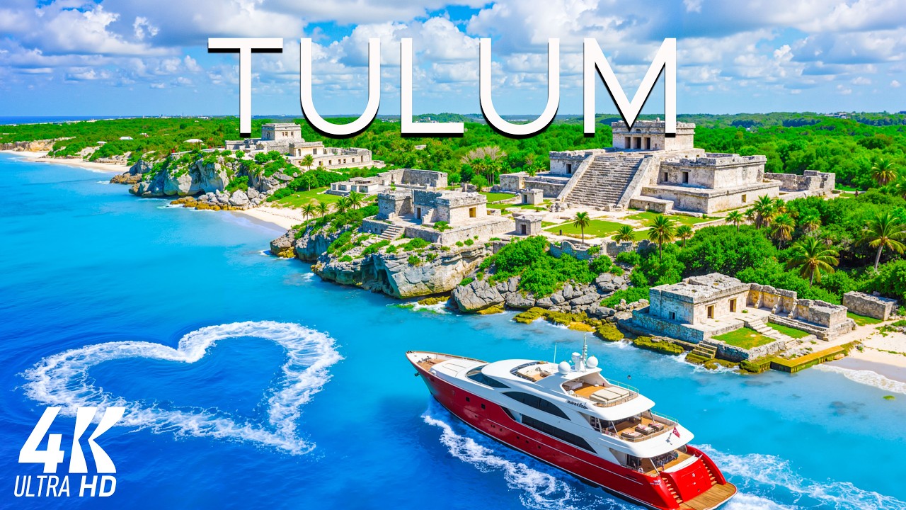 [4K] Tulum - Crystal Lagoons & Endless Summer Vibes | Deep House Chill