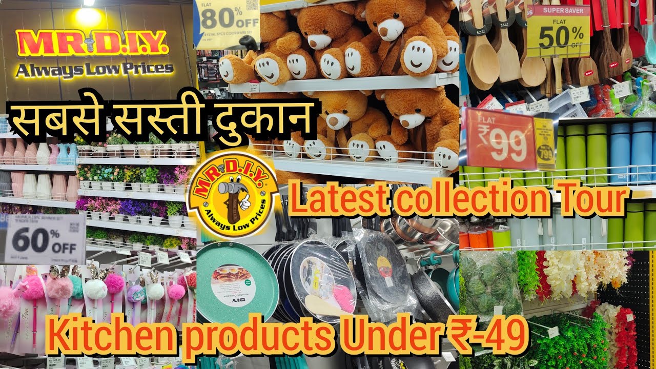 MR.D.I.Y Home Decor New Collection Haul Video||Kitchen Products Under 99rs||Full Tour MR DIY #mrdiy