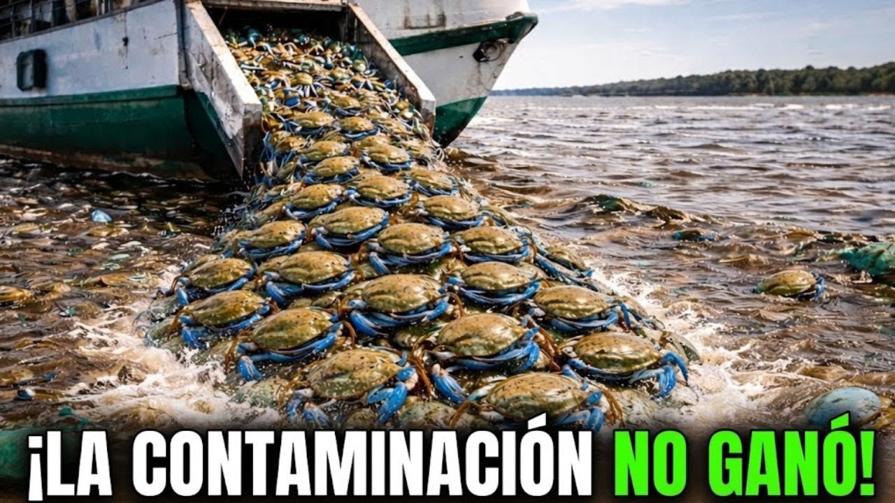 Cient&iacute;ficos liberaron 10.000 cangrejos en un r&iacute;o muerto: lo que pas&oacute; los impact&oacute;