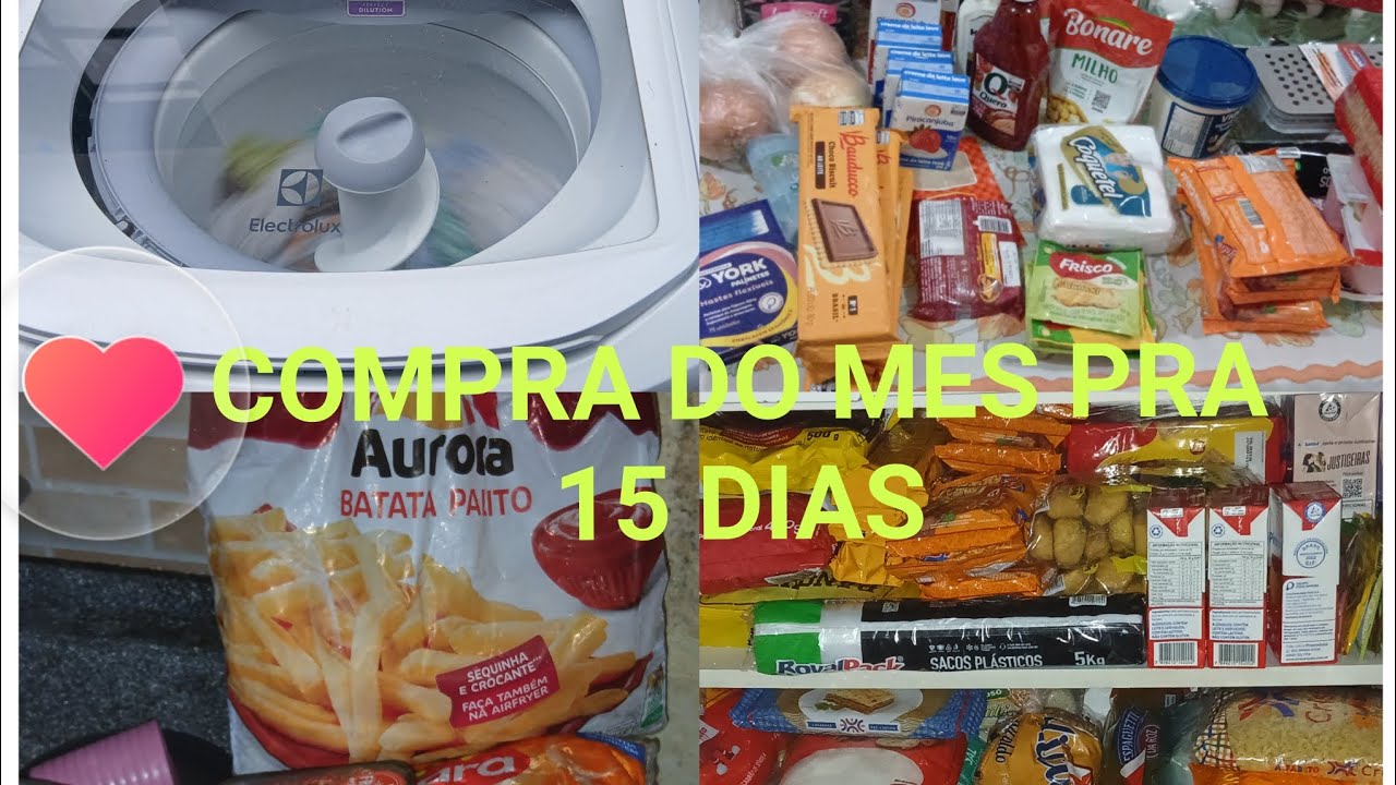 Compra do mês Gastando pouco 