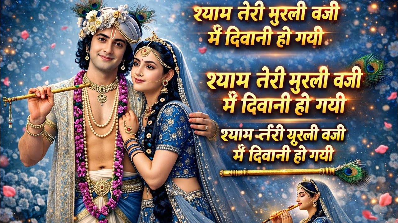 श्याम तेरी मुरली बजी मैं दिवानी हो गयी 🙏 | Krishna Bhajan | Radha Krishna Bhakti Song