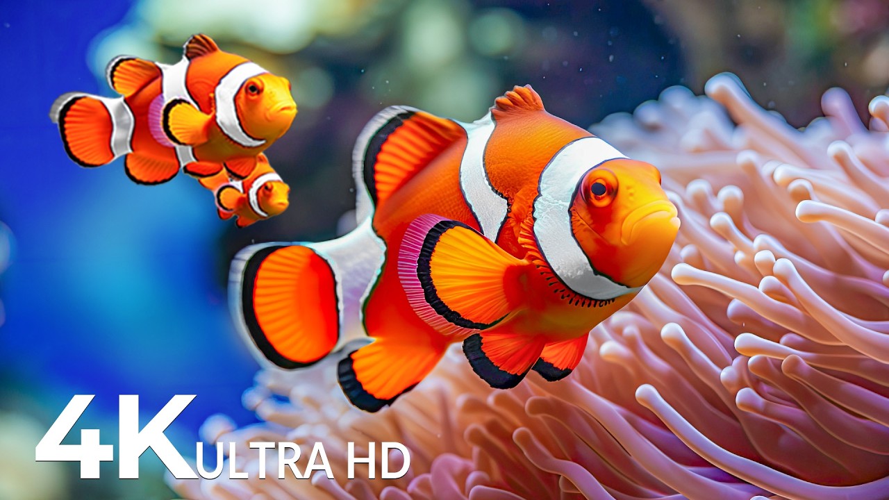The Best 4K Aquarium - Underwater Views with Peaceful Music for Relaxation #94