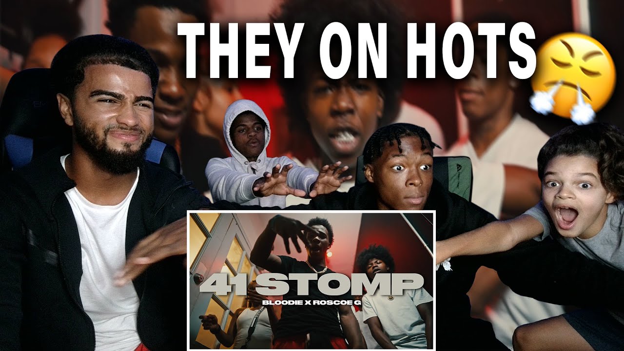 THEY DISSED 41!? 🤯 BLOODIE x Roscoe G - 41 STOMP (Official Video) | REACTION!