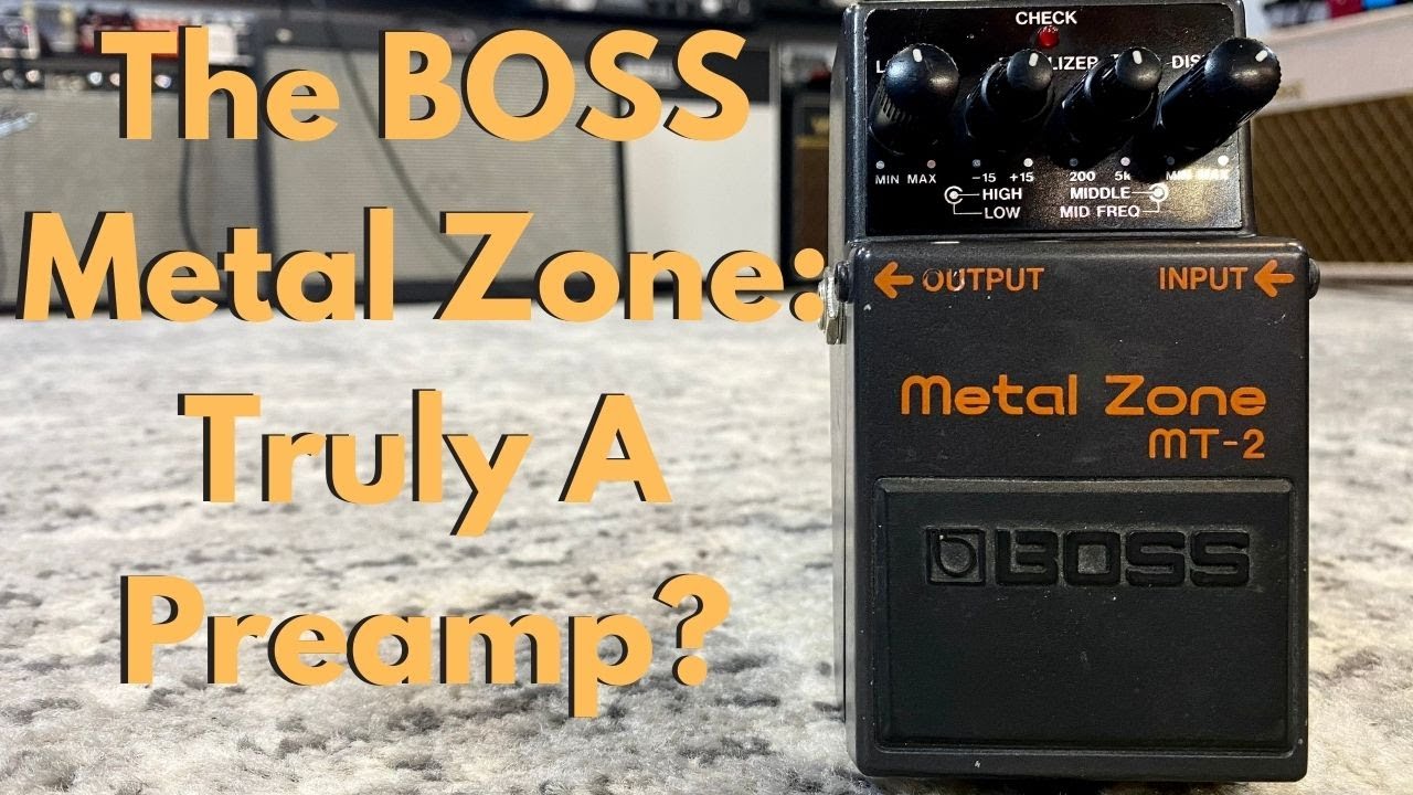 The Metal Zone: Это действительно предварительный усилитель?