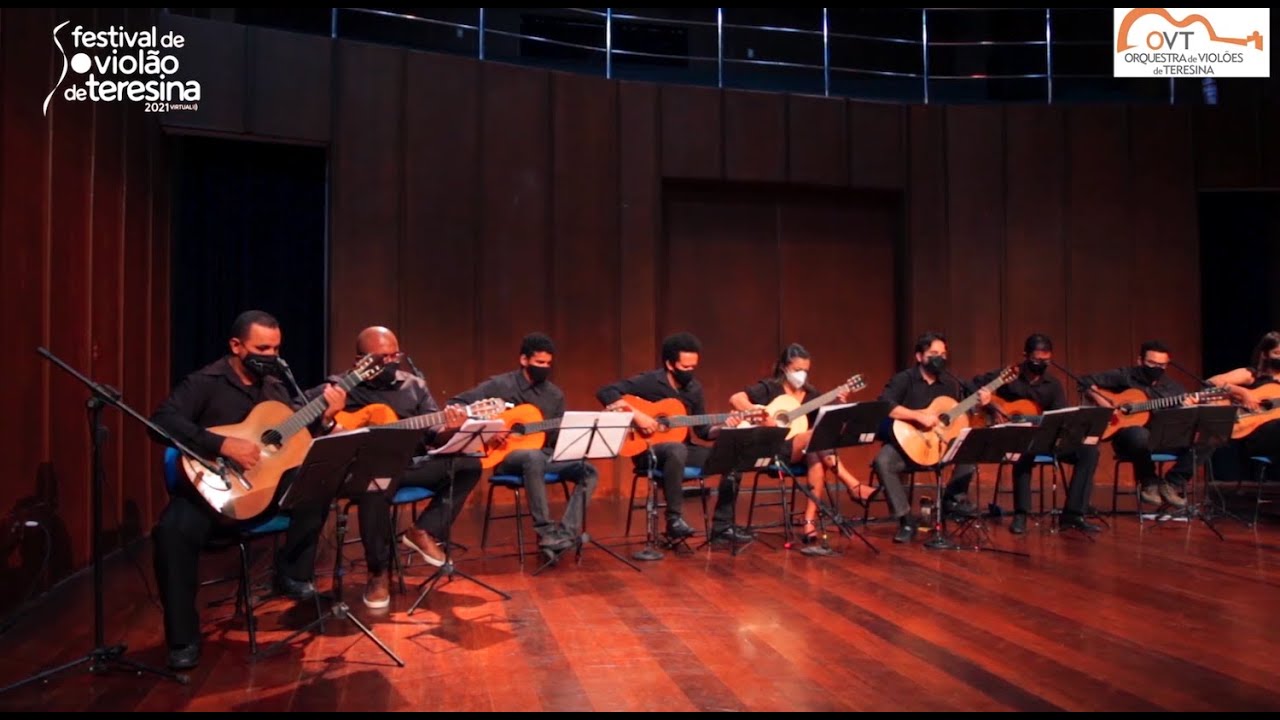 Orquestra de Violões de Teresina - Canários (Gaspar Sanz) - Festival Teresina