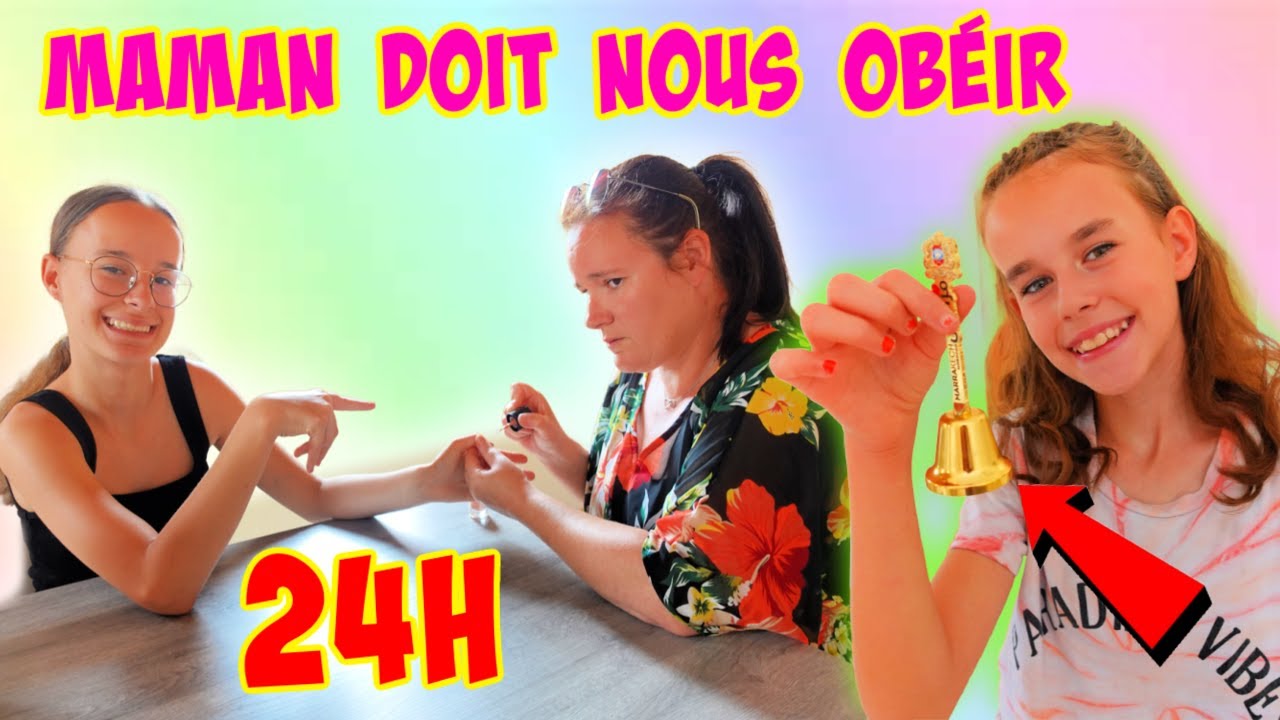 24H MAMAN DOIT NOUS OB&Eacute;IR AU SON DE LA CLOCHE 😬 ( &Ccedil;A FINIT MAL 🥴 )