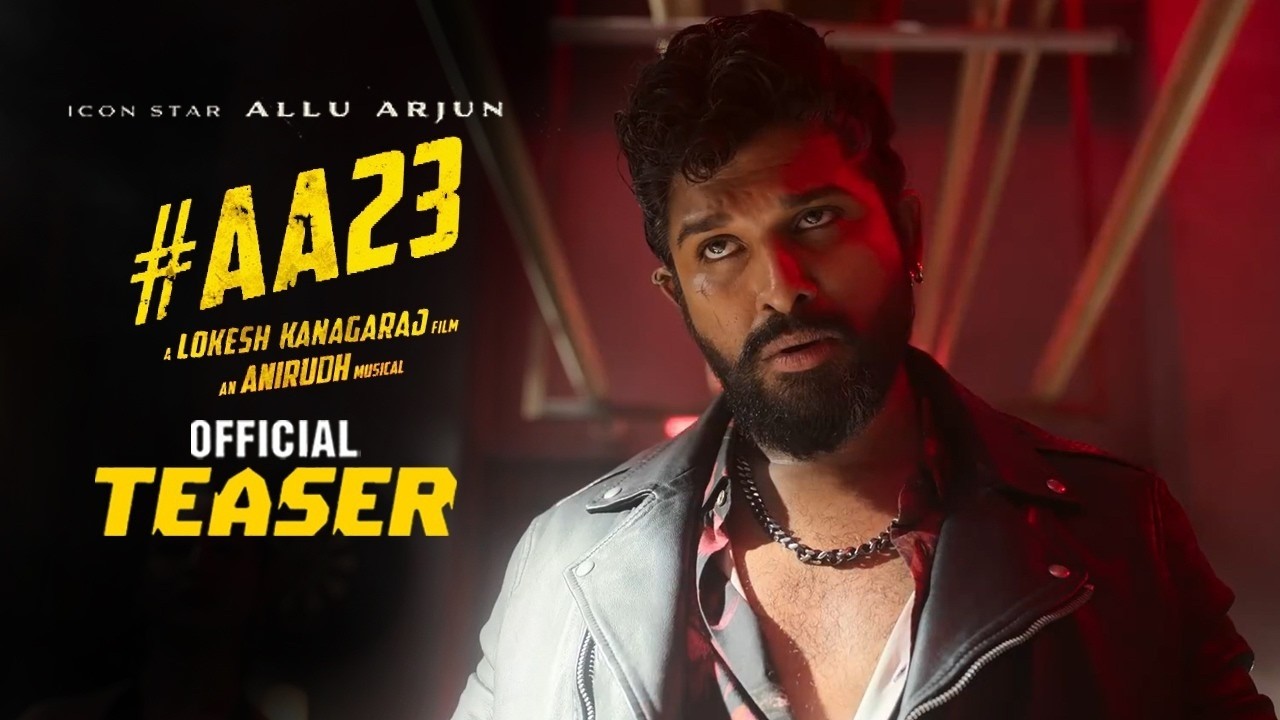 #AA23 Movie Official Teaser || Icon Star Allu Arjun || Lokesh Kanagaraj || Anirudh || MTB