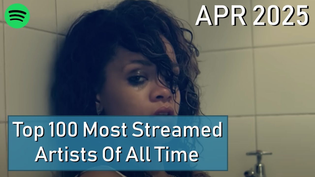Top 100 Most Streamed Artists Of All Time [April 2025]