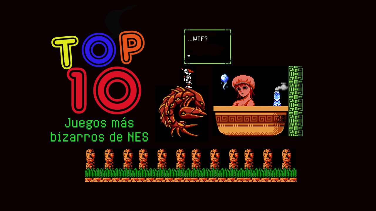 TOP 10 Los Juegos más Bizarros de NES