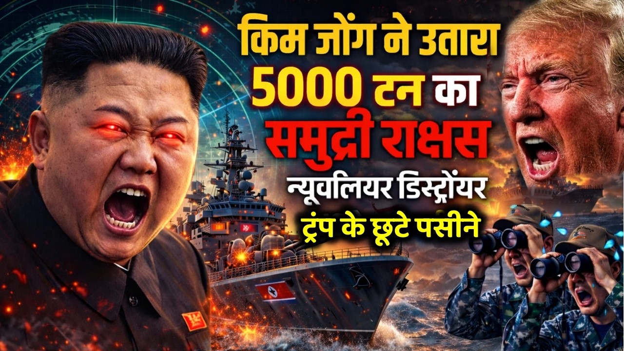 ईरान का बदला लेने  Kim Jong  ने समुद्र में उतारा न्यूक्लियर डिस्ट्रॉयर, Israel-Us के उड़े होश! |
