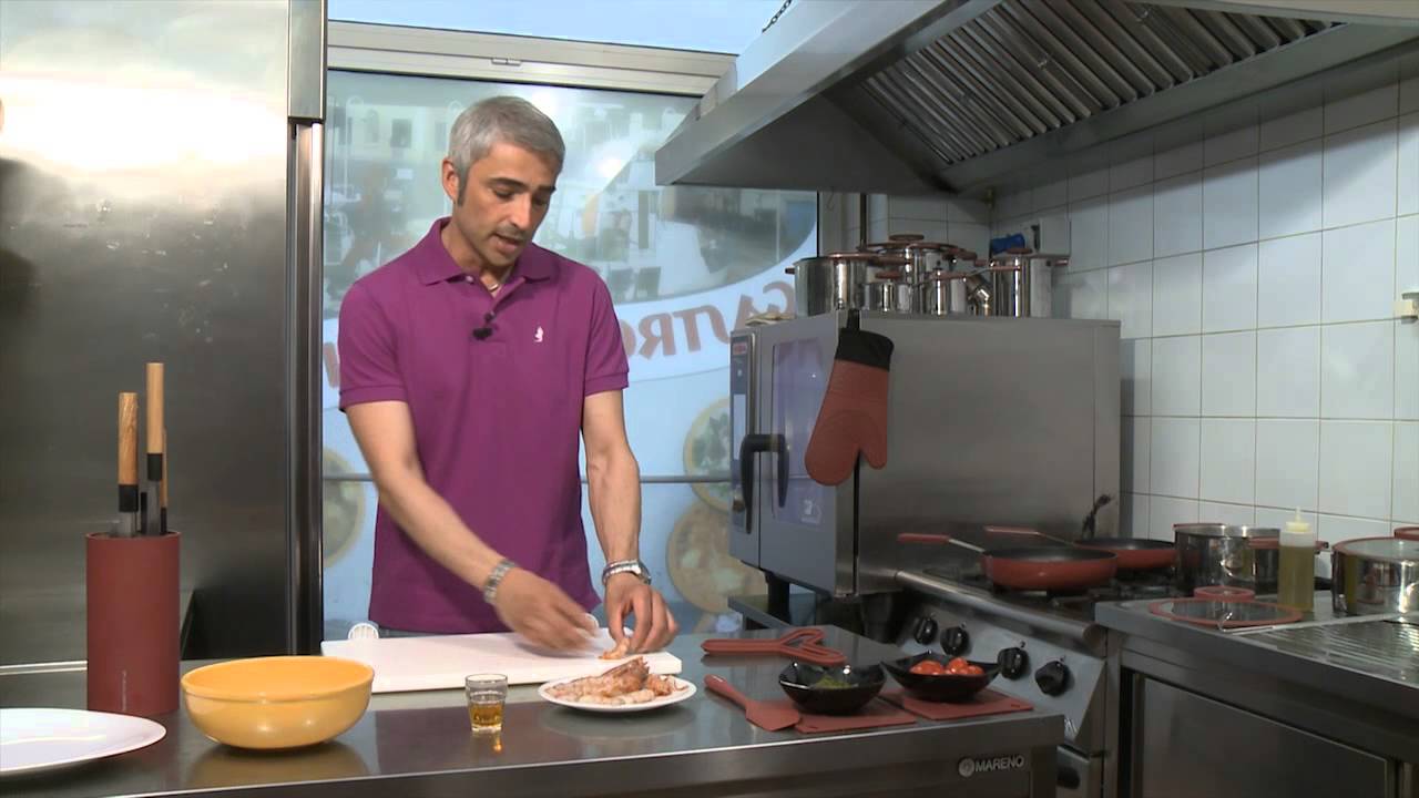 DAVIDE VALSECCHI - Pasta con gamberi, pomodorini e pesto