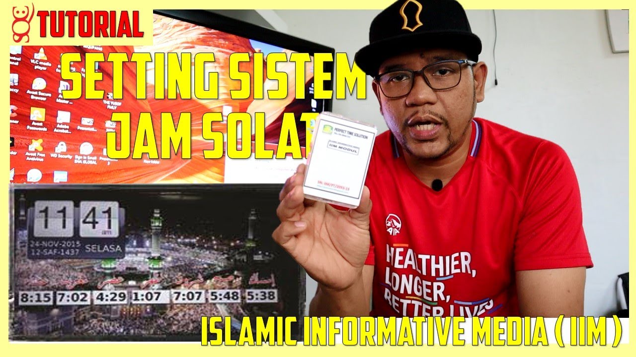 TUTORIAL SETTING SISTEM JAM SOLAT MASJID ( ISLAMIC INFORMATIVE MEDIA IIM )