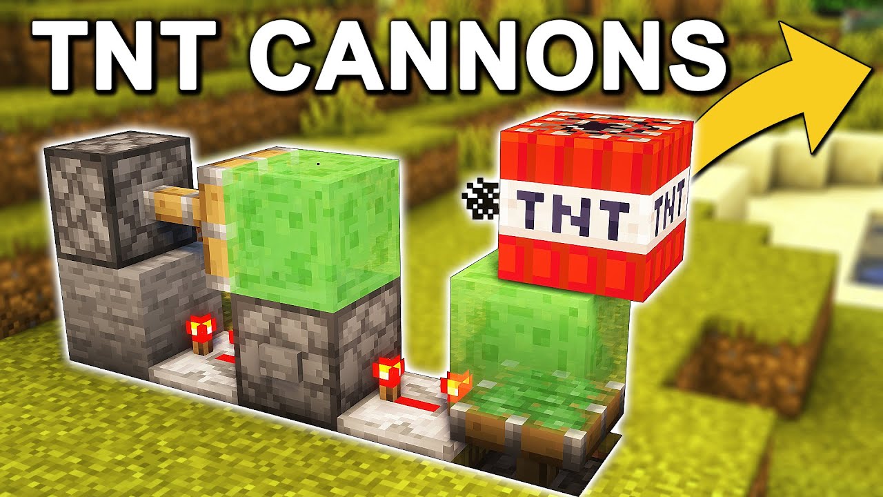 Easy TNT Cannon Designs in Minecraft 1.21+ (Tutorial)
