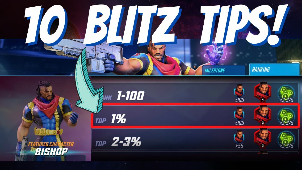 10 Tips to Score Top 1% in Blitz | Marvel Strike Force