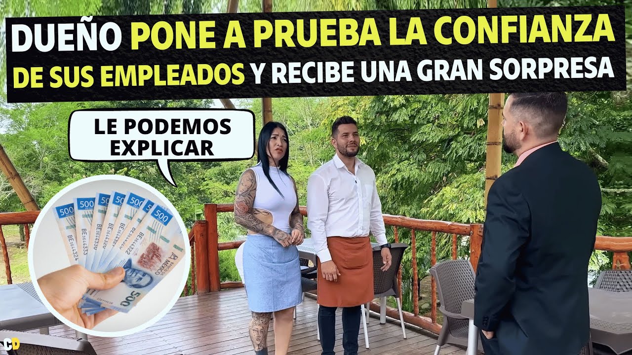 Dueño pone a prueba la confianza de sus empleados y recibe una gran sorpresa.