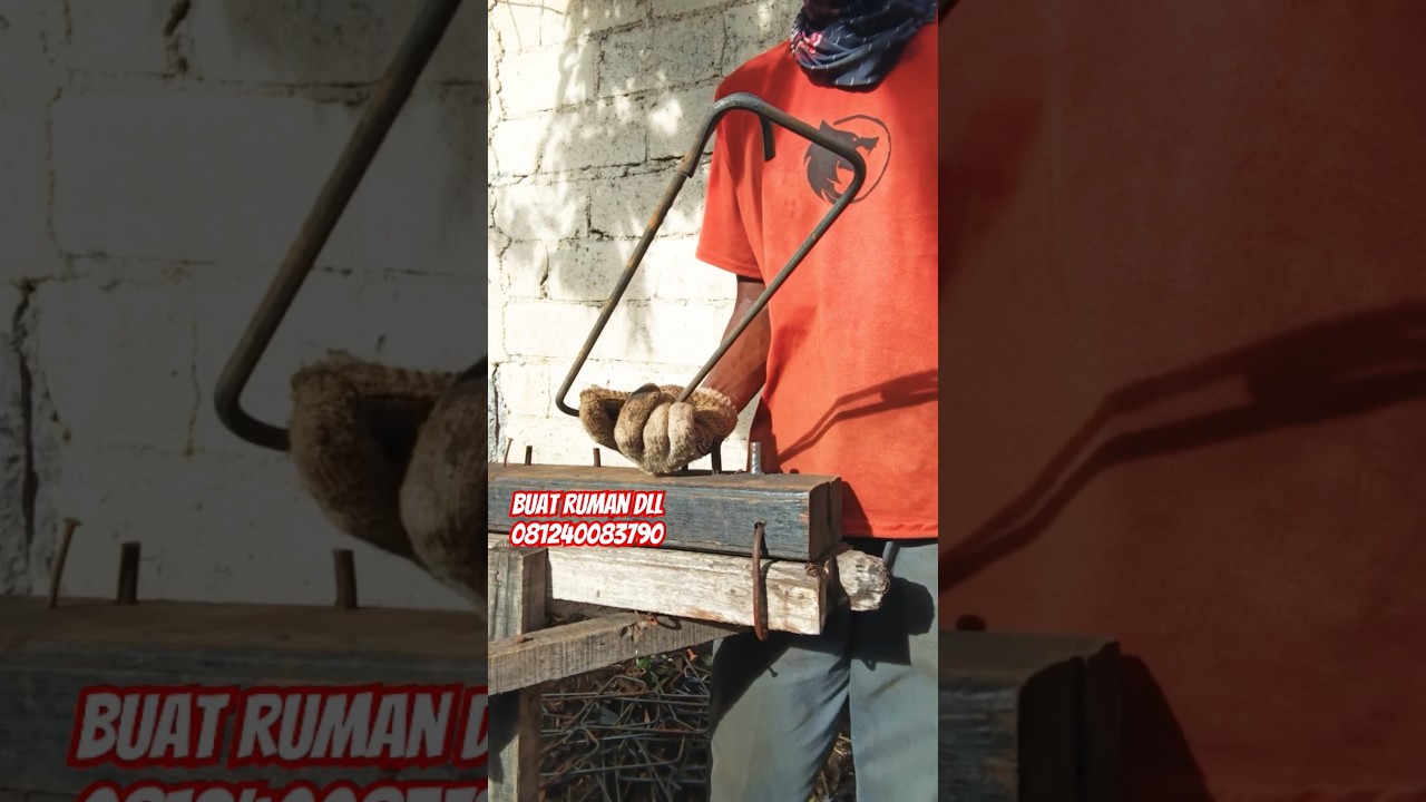 Proses pembuatan begel besi 10 #shortvideo #building #tukang #bali