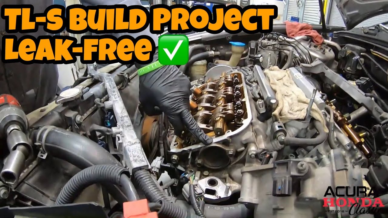 Acura Honda Classic TL Type-S Build Project - Engine Major Oil Leaks Reseal Part 3 (Episode 6)